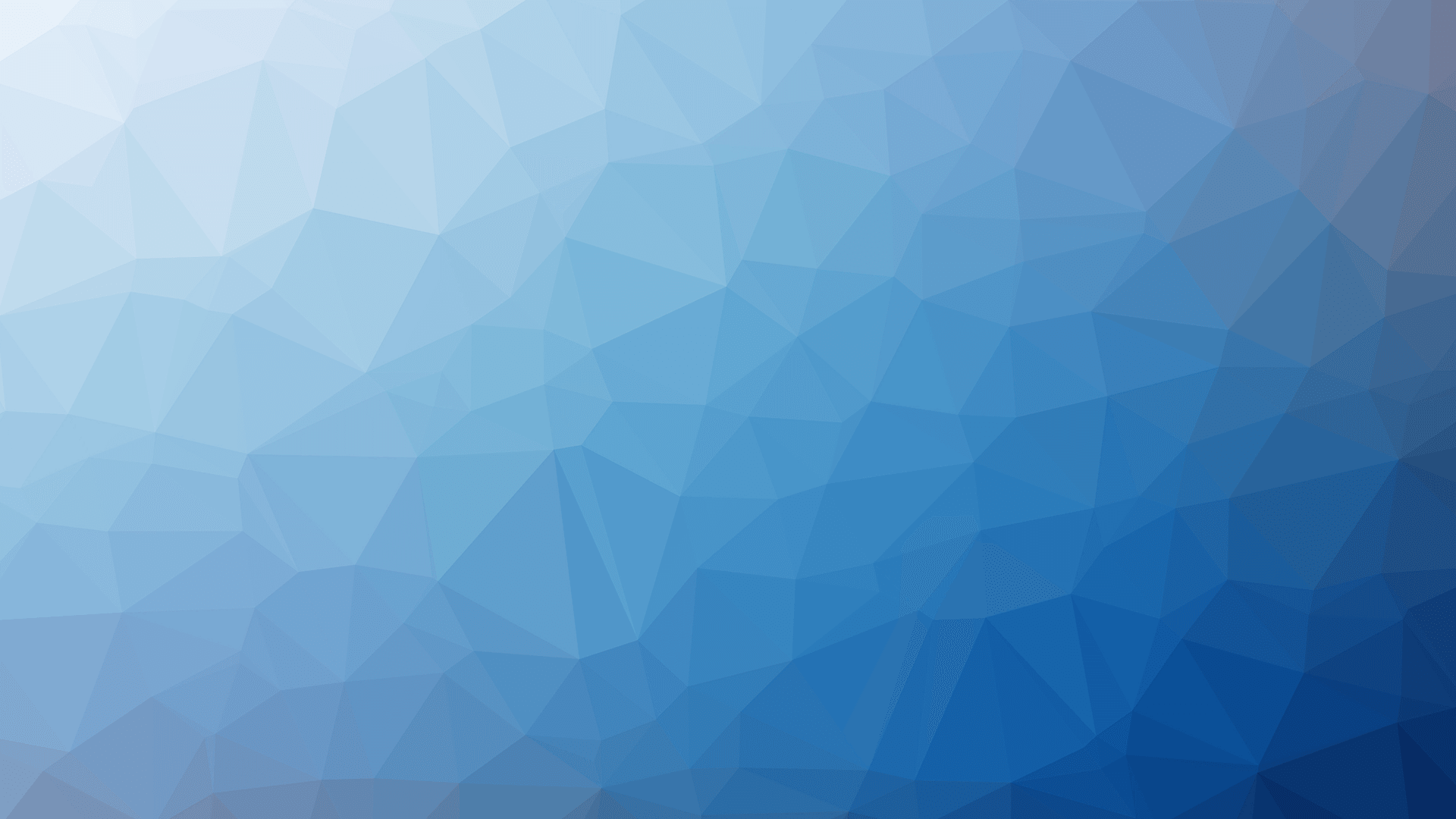 The image shows a digital abstract art piece with geometric shapes against a gradient blue background, giving an impression of a stylized sky or water surface.